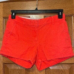 J. Crew Shorts Dark Coral Color Size 4
